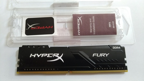Memória 8gb Hyperx Fury 2400mhz Ddr4 Cl15 Hx424c15fb3/8 (Usado)