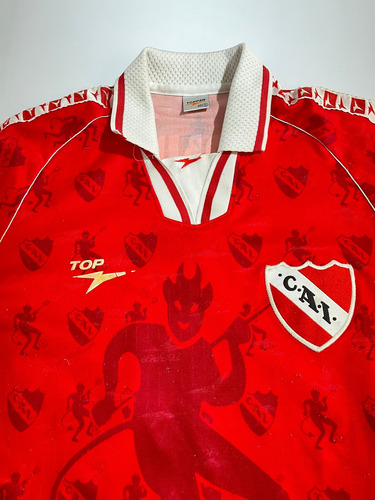Camiseta Independiente Topper Diablitos 1998 #10 Garnero (Usado)