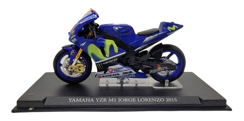 Moto Colección Yamaha Yzr M1 Jorge Lorenzo 2015 Escala 1:24
