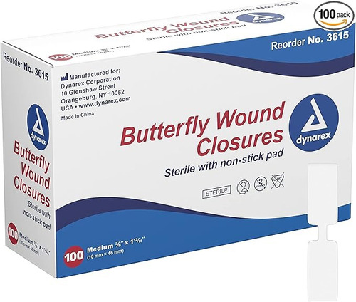 Steri Strips Butterfly Closures Cierre De Piel Dinarex