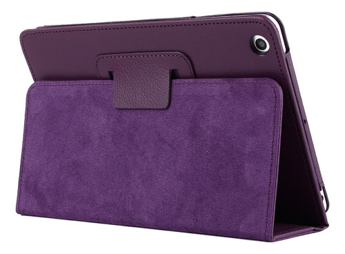 Funda de piel resistente a las manchas y a los arañazos para iPad, color morado