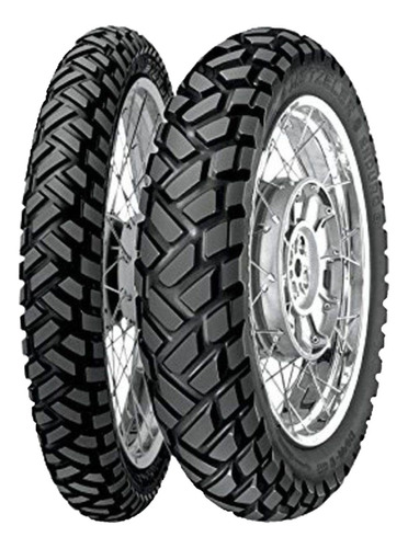 Par Pneu Moto 80/90-21 + 120/90-17 Enduro 3 Metzeler