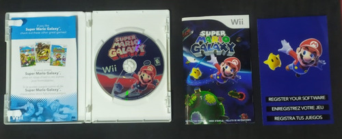 Jogo Super Mario Galaxy Original Completo Nintendo Wii