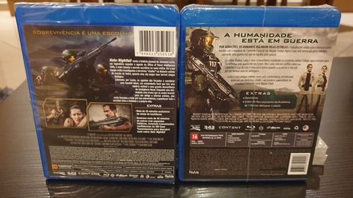 Blu-ray Kit Halo 4 Forward E Halo Nightfall- 2 Filmes
