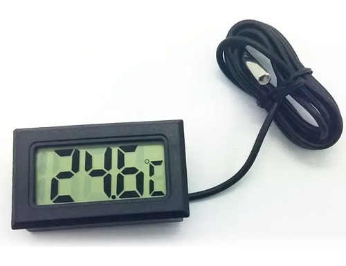 Termometro Digital Con Sonda De Medicion Sensor Bateria 
