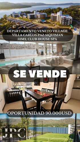 Se Vende Departamento 1 Dormitorio Exclusive Veneto Village Villa Carlos Paz Parque Siquiman