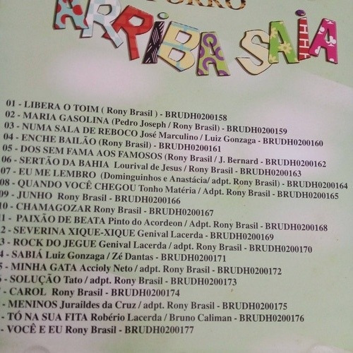 Cd Forró Arriba Saia Vol.4-libera O Toim. (Usado)