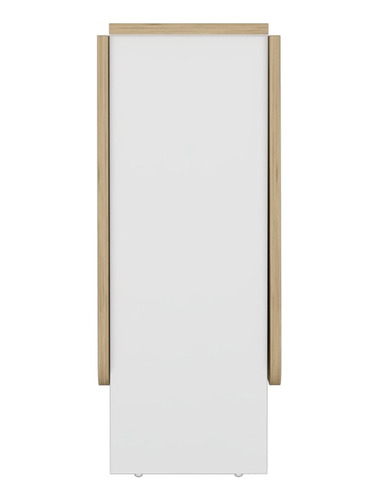 Mesa Abatible Compact - Blanco / Macadamia
