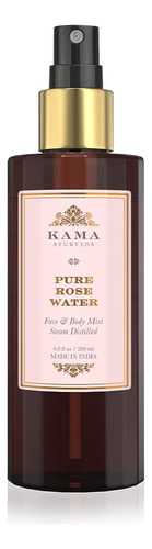 Kama Ayurveda Pure Rose Water Mist Facial Y Corporal, 200 ml