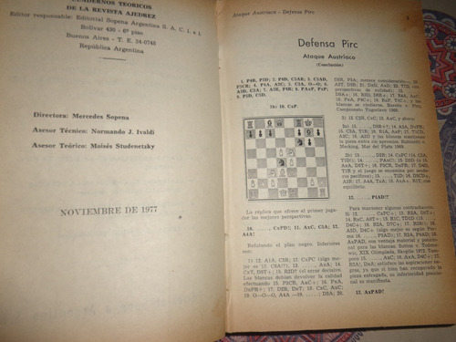 Ajedrez Encuadernada Teorico N° 41 Al 50 (Usado)