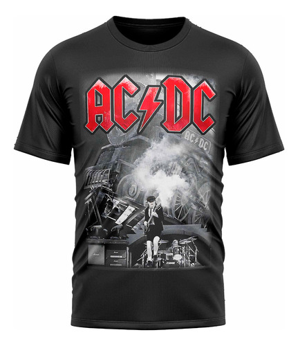 Remera Rock Ac Dc 100/algodon Dtf#1109