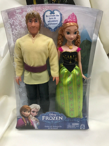 Set De Anna De Arendelle 11  Y Kristoff 12  De Frozen Una