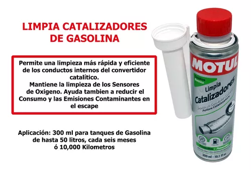 Motul Limpia Catalizadores 300 ml, Aditivo Limpiador de catalizador de  gasolina