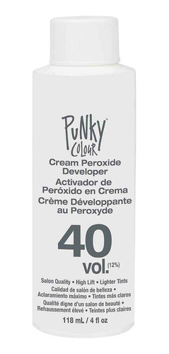 Punky Desarrollador De Crema De Perxido 40 Vol. 4.0fl Oz - E