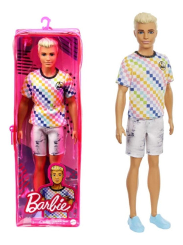 Muñeco Barbie Ken Rubio Fashionista Mattel. Grb90