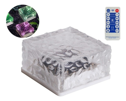 E Cube Brick Light Ladrillo De Cristal Lámpara De Suelo Deco