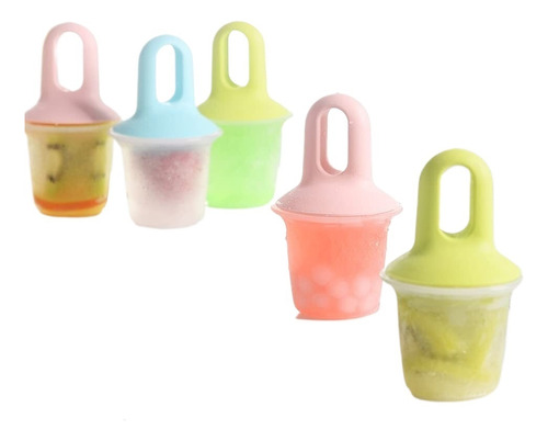 Moldes Para Paletas De Hielo, 6 Piezas Molde De Mini Helado