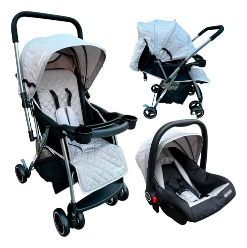 Cochecito Bebé Travel System Premium Baby 3-1 Huevito Moisés