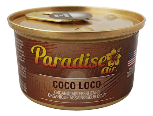 Aromatizante Paradise Orgánico Aroma Coco Loco 42g