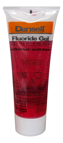 Gel De Fluor Acidulado Densell 200ml Frutilla Odontología