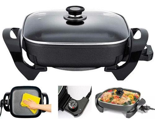 Sartén Olla Electrico Multiuso Sokany Frying Pan Sk-2005