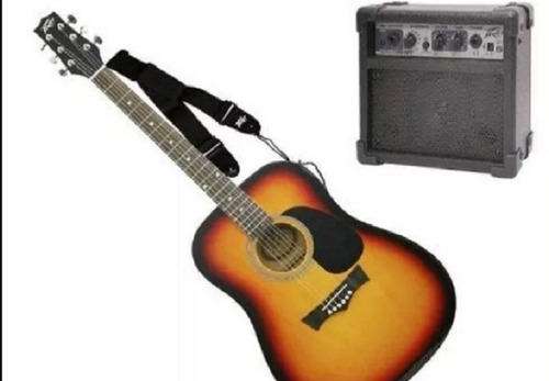 Guitarra Electroacustica Con Amplificador Peavey Acusticagui