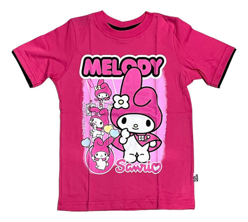 Remera My Melody Luminosa En La Oscuridad