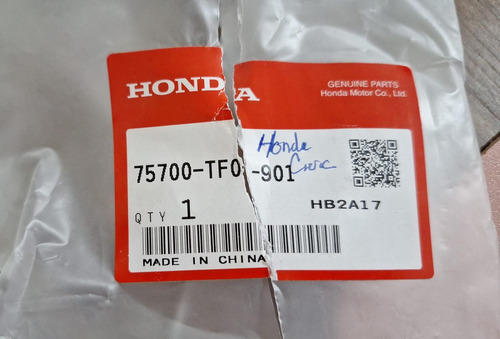 Emblema Delantero Honda Civic 2022-2024 Original