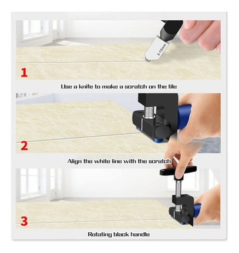Kit De Herramientas Para Cortar Azulejos De Cristal, Color D