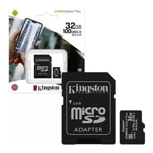 Memoria Micro Sd Kingston 32gb 100mb/s Clase 10 Original