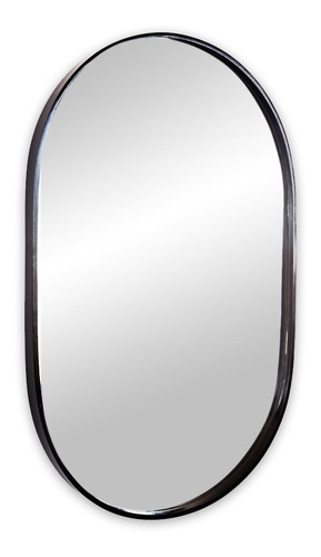 Espelho Oval Corpo Inteiro Com Moldura Sala Pronta Entrega
