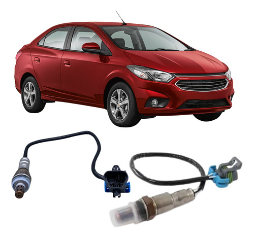 Kit Sonda Lambda Prisma 1.0 1.4 8v 2013 A 2015 Pre E Pos
