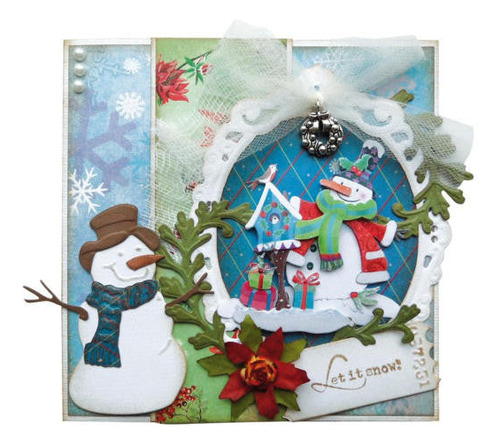 Suaje De Corte De Muñeco De Nieve / Creatables Snowman