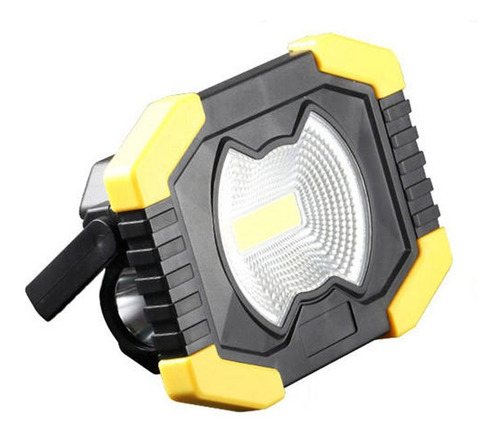Reflector Linterna Ideal Camping Auto Led 30w Carga Solar