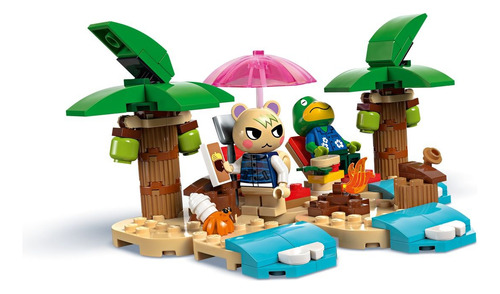 Lego Animal Crossing Passeio Do Barco Do Kapp'n 77048