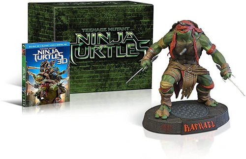 Teenage Mutant Ninja Turtles Raphael Gift Set (blu-ray +dvd)