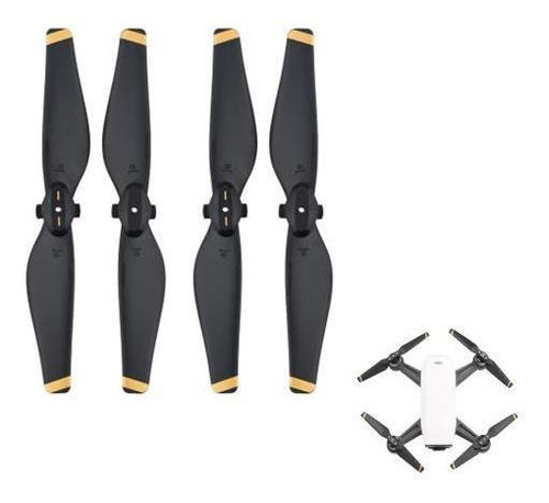 Jogo 4 Helices Drone Dji Spark Conjunto Reposiçao Completo P