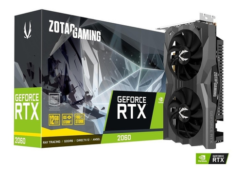 Tarjeta De Video Rtx 2060 Twin Fan 12gb Gddr6 No-lhr