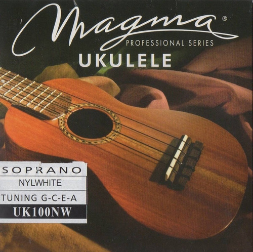 Encordado Para Ukelele Soprano Magma Uk100nw Nylwhite