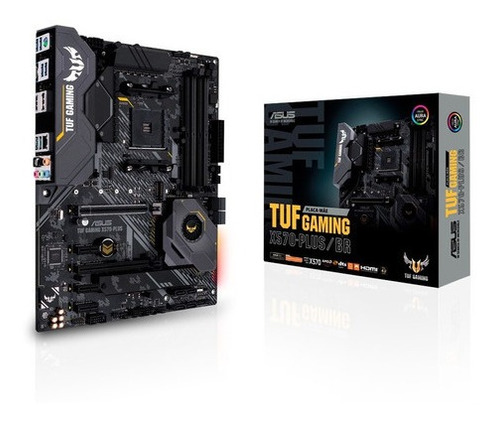 Placa Mãe Asus Tuf Gaming X570-plus/br Amd Am4 Atx Ddr4