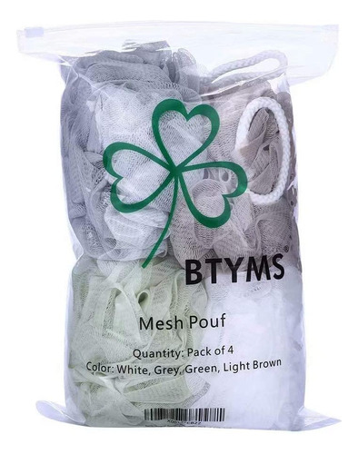 Bath Showersponge Loofahsmesh Pouf Shower Ball Mesh