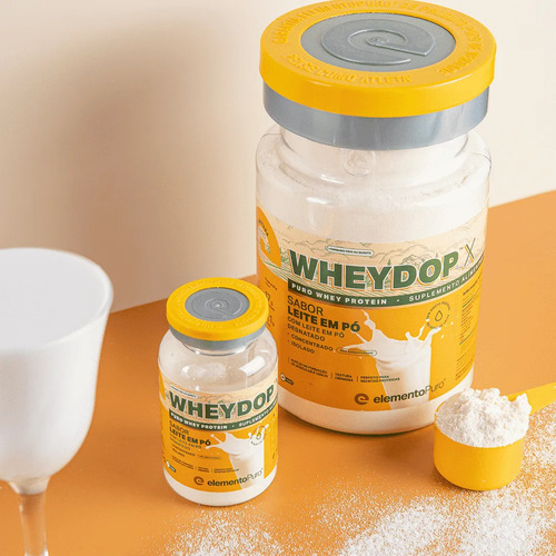 Wheydop X Whey Protein Elemento Puro Leite Em Pó 900g