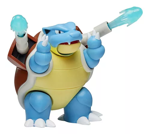 Brinquedo Pokemon Blastoise Na Pokebola Boneco Articulado em