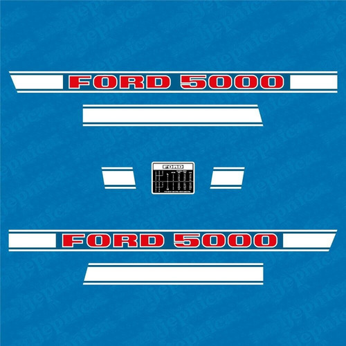 Kit Calcomanías Tractor Ford 5000-6000