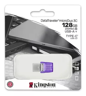 Memoria Usb Duo Kingston 128gb Usb 3.2