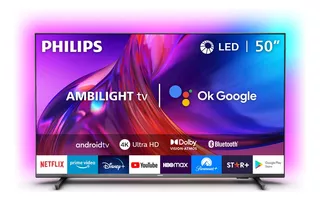 Smart Tv Philips Led 4k Uhd Android Tv Ambilight 50 50pud790