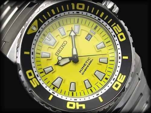 Reloj Seiko Ska385 Kinetic Quartz 200m Sumergible Acero Inox | MercadoLibre