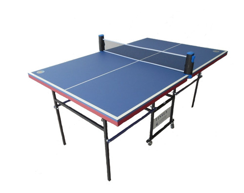 Imagen 1 de 2 de Mesa de ping pong Tissus Luxor reducida fabricada en MDF color azul