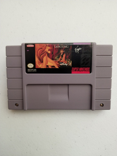 The Lion King Juego Para Snes Original (Usado)