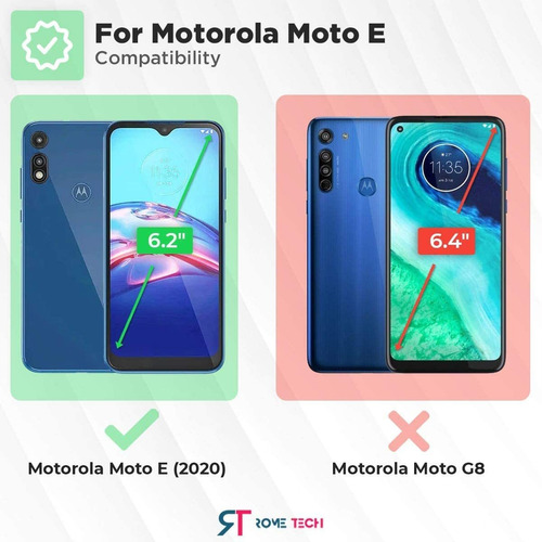 Funda Para Motorola Moto E 2020 (color Negro)